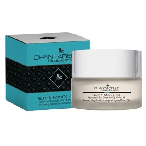 Chantarelle nutri maxx 40+ hyaluronan day cream spf25 uva/uvb nawilżająco-regenerujący krem na dzień spf25 uva/uvb (cd1335) Chantarelle (detal)