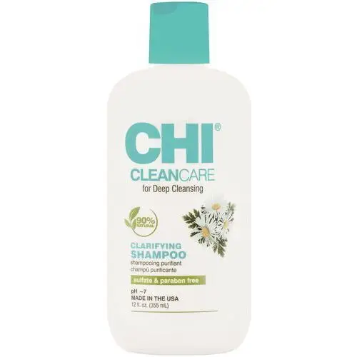 Chi clean care claryfying - szampon oczyszczający włosy i skóręgłowy, 355ml