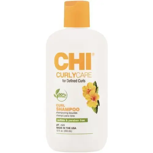 Chi curly care curl - odżywczy szampon do włosów kręconych, 355ml