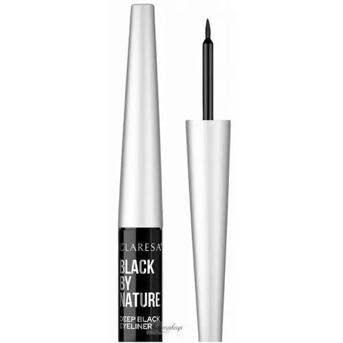 Claresa - black by nature - eyeliner w płynie - deep black - 4 g