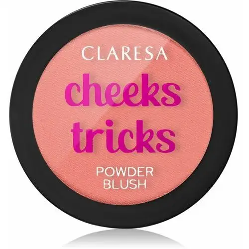 Claresa Cheeks Tricks pudrowy róż odcień 01 Charm 4 g