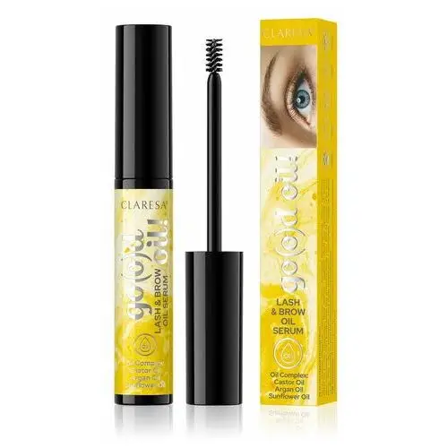 CLARESA - GO(O)D OIL! - LASH & BROW OIL SERUM - Serum olejowe do rzęs i brwi - 8 g