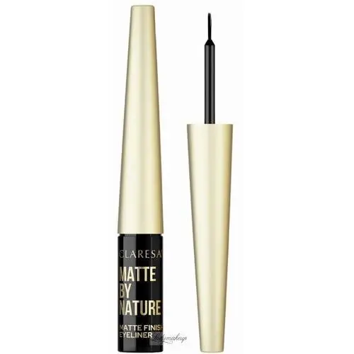 CLARESA - MATTE BY NATURE - Matte Finish Eyeliner - Matowy eyeliner w płynie - 4 g