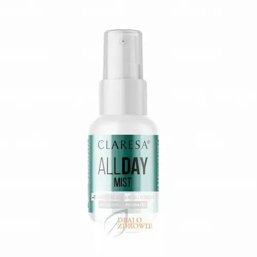 Claresa Nawilżająco-Odświeżająca Mgiełka do twarzy All Day Mist 50ml