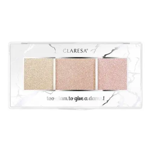 Paleta rozświetlaczy Too Glam To Give A Damn 12.5g Claresa,46