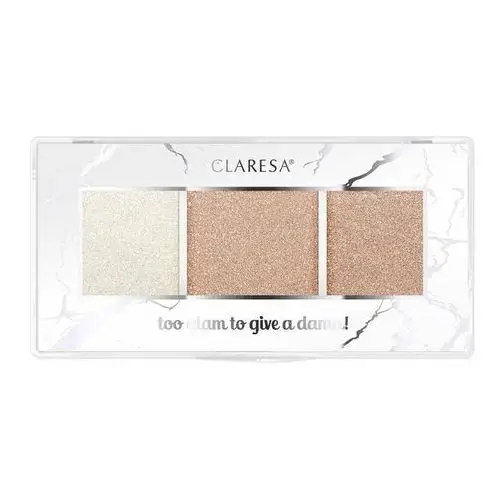 Claresa Paleta rozświetlaczy too glam to give a damn 12.5g