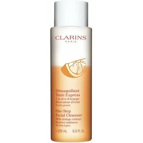 Clarins cl cleansing one-step facial cleanser oczyszczający tonik do demakijażu z ekstraktem z pomarańczy 200 ml