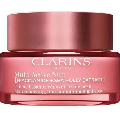 Clarins multi-active skin renewing, line-smoothing night cream al