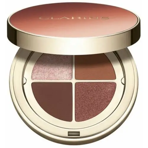 Clarins ombre 4 colour eye palette paleta cieni do powiek dla długotrwałego efektu odcień 03 - flame gradation 4,2 g