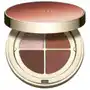 Clarins ombre 4 colour eye palette paleta cieni do powiek dla długotrwałego efektu odcień 03 - flame gradation 4,2 g Sklep