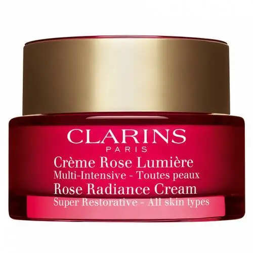 Clarins rose radiance cream super restorative all skin types (50ml)