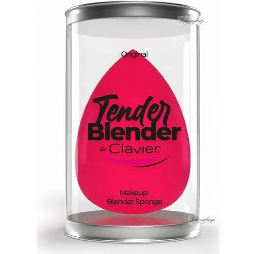 Clavier - tender blender - gąbka do makijażu - jajeczko - różowa