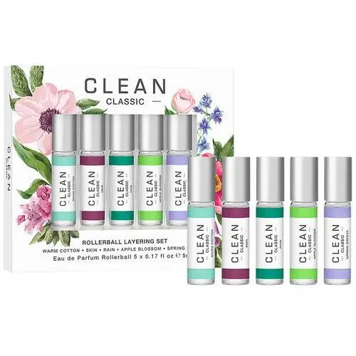 Clean gift set spring layering collection edp (5 x 5 ml)