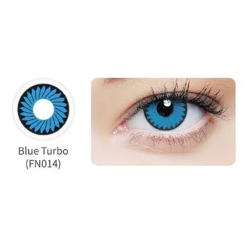 Soczewki kolor Blue Turbo: - 00.00 Clearlab Phantom,19