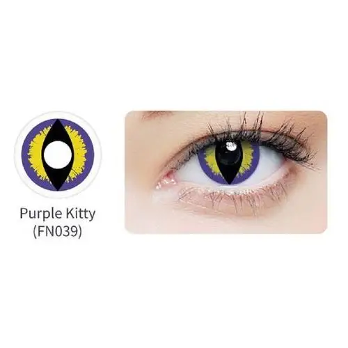 Soczewki kolor Purple Kitty: - 00.00 Clearlab Phantom