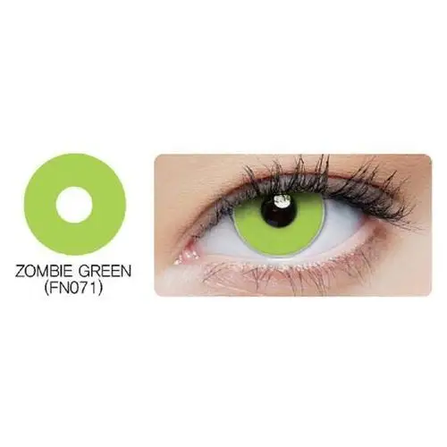 Soczewki kolor zombie green: - 00.00 phantom Clearlab