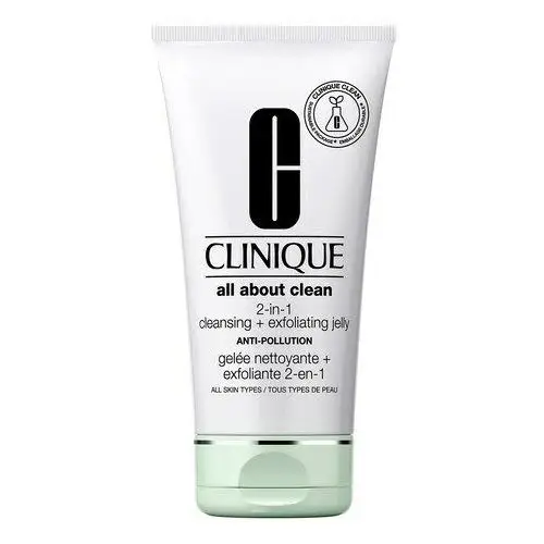 Clinique All about clean™ 2-in-1 cleansing + exfoliating jelly - żel oczyszczający