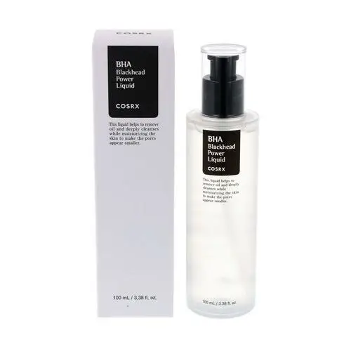 Bha blackhead power liquid, 100ml - złuszczająca esencja do twarzy Cosrx