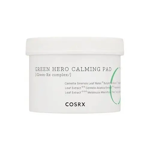 Cosrx one step green hero calming pad 70 szt - płatki z wyciągiem z drzewa herbacianego