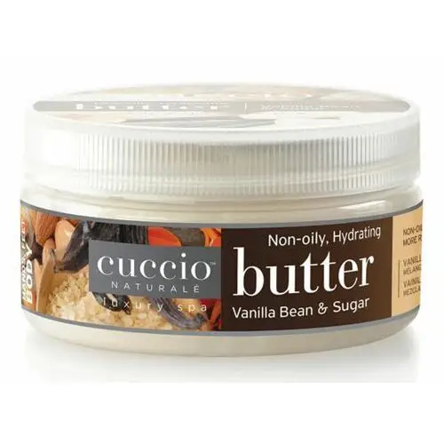 Cuccio vanilla bean & sugar butter nawilżające masło do dłoni, stóp i ciała (wanilia i cukier)