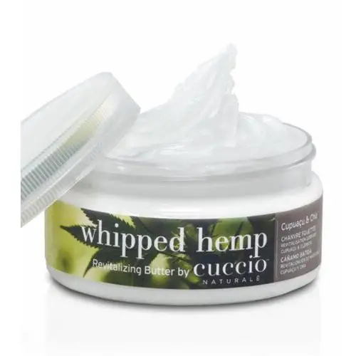 Whipped hemp revitalizing butter rewitalizujące masło do dłoni, stóp i ciała (konopia i nasiona chia) Cuccio