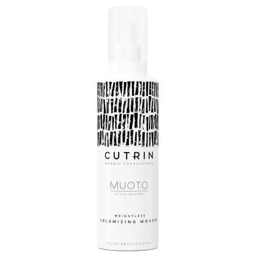 Cutrin muoto hair styling weightless volumizing mousse (200ml)