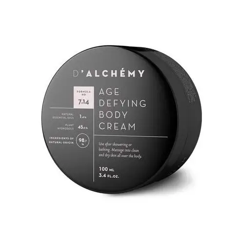 Krem do ciała przeciwstarzeniowy 100 ml D'Alchemy BODY CARE ANTI-AGING,98