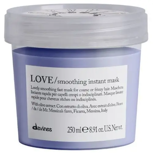 Davines Love smoothing instant mask - maska do włosów puszących się 250ml