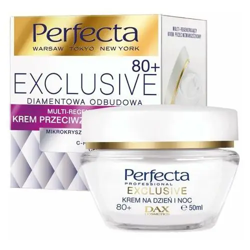 Dax perfecta exclusive 80+ krem przeciwzmarszczkowy multi regenerujący na dzień i noc 50ml