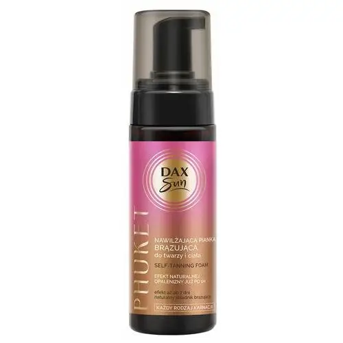 Pianka brązująca do ciała jasna karnacja Phuket 160 ml Dax Sun,72