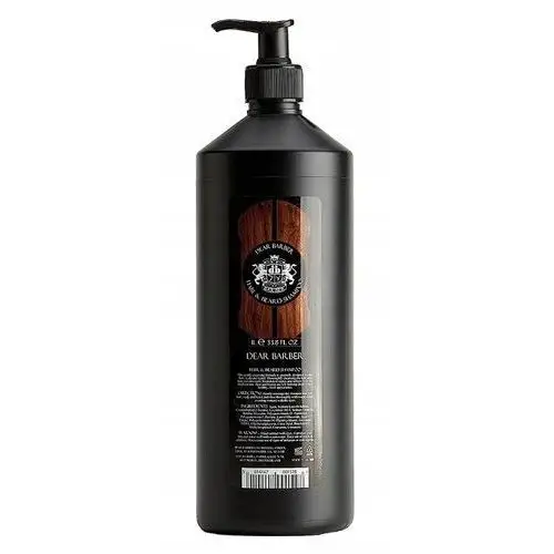 Dear Barber Shampoo With Pump 1000ml