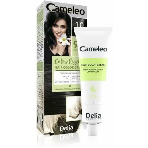 Delia Cosmetics Cameleo Color Essence farba do włosów w tubce odcień 1.0 Black 75 g