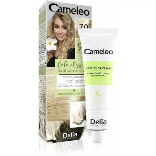 Cameleo color essence farba do włosów w tubce odcień 7.0 blonde 75 g Delia cosmetics