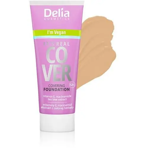 Podkład Real Cover 206 Honey Delia Cosmetics IT'S REAL COVER