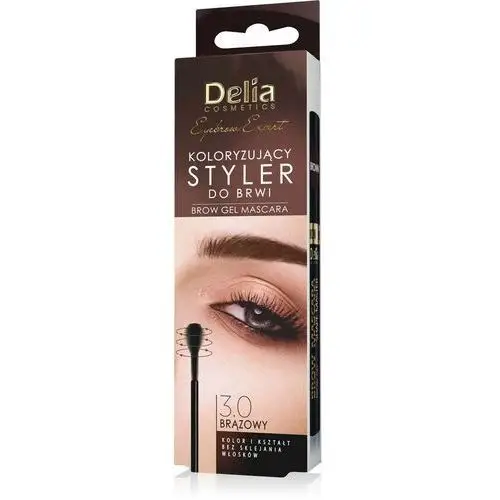 Styler do brwi 3.0 brąz eyebrow expert Delia cosmetics