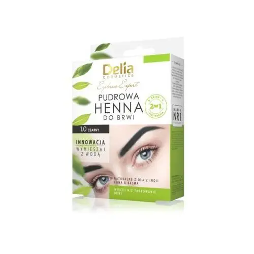 Delia henna pudrowa z naturalnymi ziołami 1.0 black