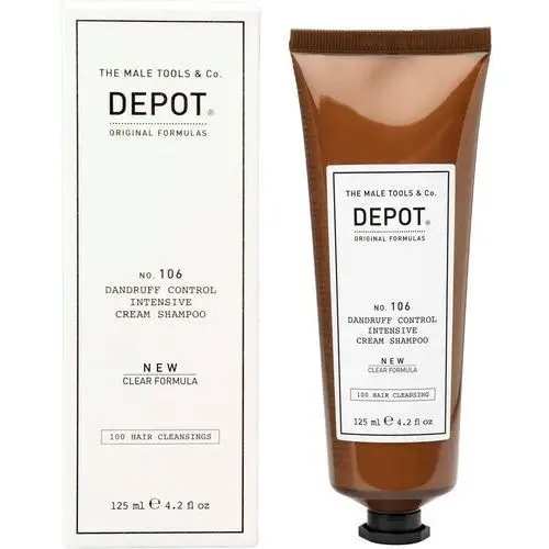 Depot NO. 106 Dandruff Control - szampon przeciwłupieżowy w kremie dla mężczyzn, 125ml, Z220001ADIN020
