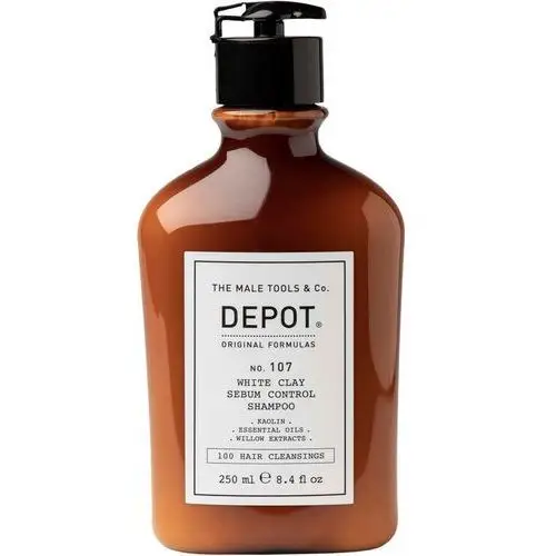 Depot no. 107, szampon normalizujący wydzielanie sebum, 250ml