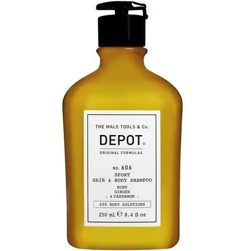 Depot no. 606, odświeżający szampon do włosów i ciała, 250ml