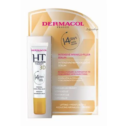 Dermacol - 3d hyaluron therapy wrinkle filler serum - serum do twarzy wypełniające zmarszczki - 12 ml