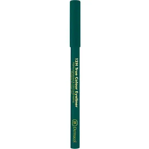 {dermacol} Dermacol, 12h true colour, długotrwały eyeliner w kredce 5 green, 2 g