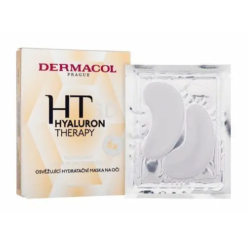 Dermacol Hyaluron Therapy 3D odświeżająca maska nawilżająca do oczu 6x6 g, 59619
