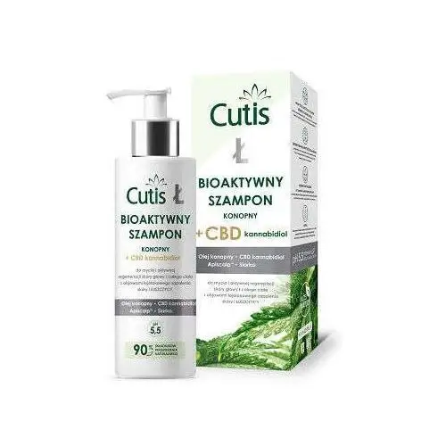 CUTIS Ł Bioaktywny szampon konopny + CBD 200ml