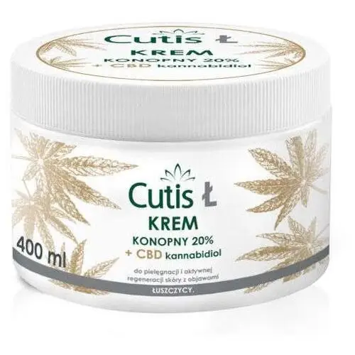 Cutis ł krem konopny 20% + cbd 400 ml