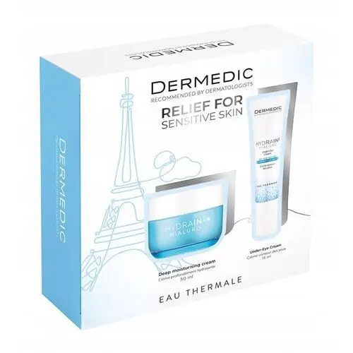 Dermedic Hydrain 3 Hialuro zestaw krem 50 ml krem pod oczy 15 ml