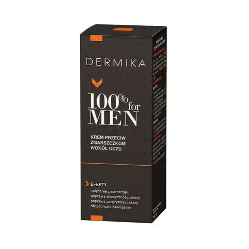 Krem przeciwzmarszczkowy pod oczy dla mężczyzn 15 ml Dermika 100% For Men