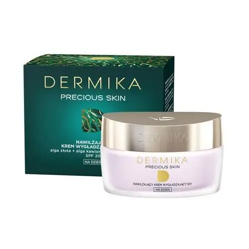 Dermika precious skin, nawilżający krem wygładzający na dzień 50+, spf20, 50ml