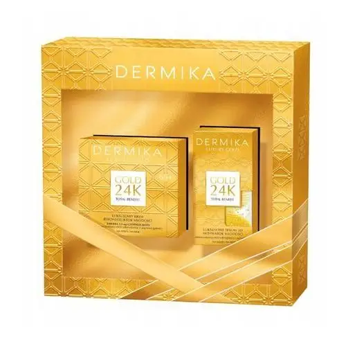 Dermika zestaw prezentowy dermika luxury gold 65+