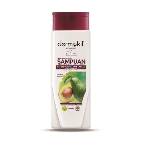 Natural hair szampon do włosów zniszczonych avocado 400ml Dermokil