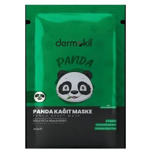 Dermokil Sheet mask maseczka do twarzy w płachcie panda 20ml